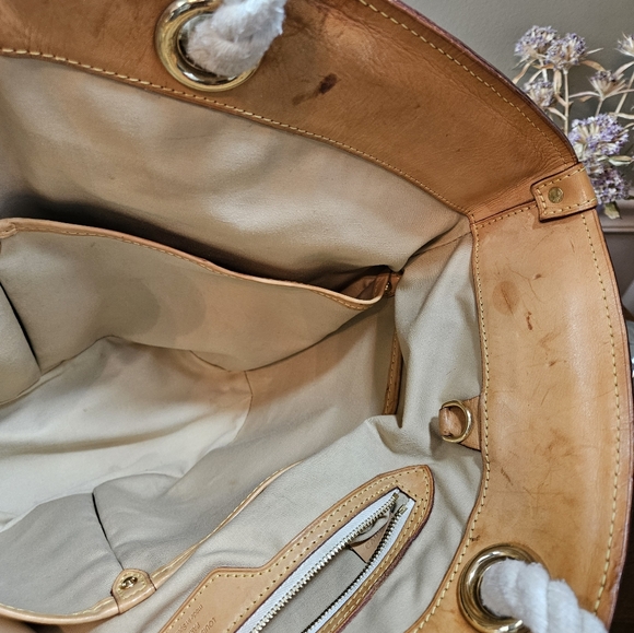 Auth LOUIS VUITTON Damier Azur Pampelonne GM - Picture 9 of 12